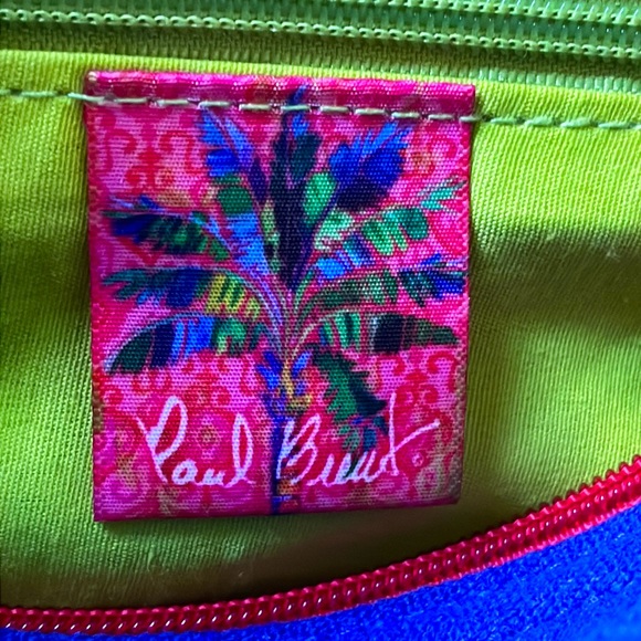 Paul Brent flamingo royal blue shoulder bag with adjustable straps 12” by 9”. - Picture 7 of 7